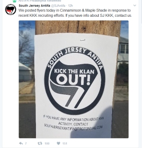 Antifa violating NJ statutes